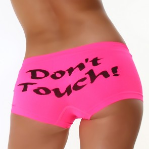 Sexy Hotpants Don´t Touch pink S/M